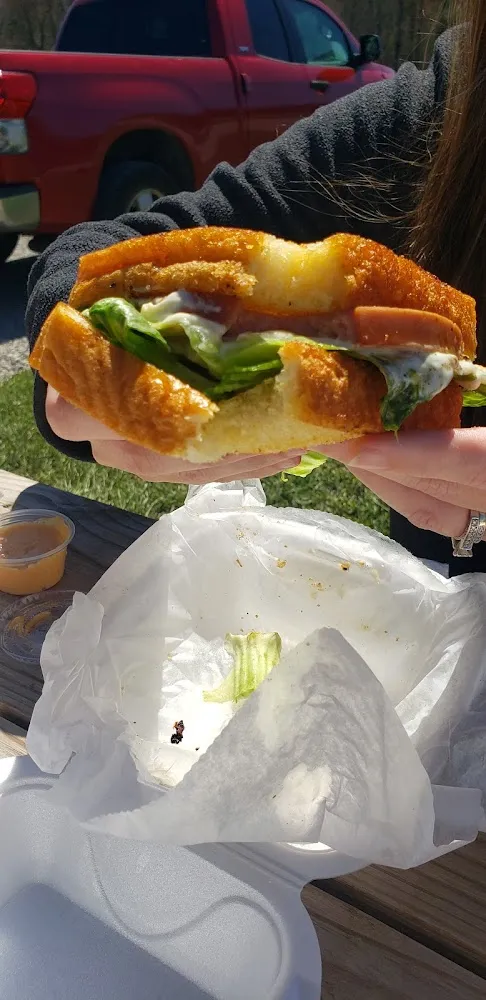 Fried Bologna Sandwich